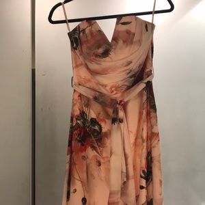 Ted Baker full length floral gown